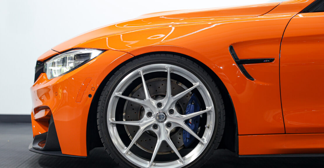 the side of a car